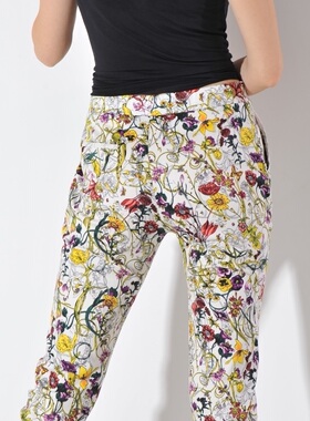 特 AZIOI 8分外穿裤 女裤 裤子 95390-01