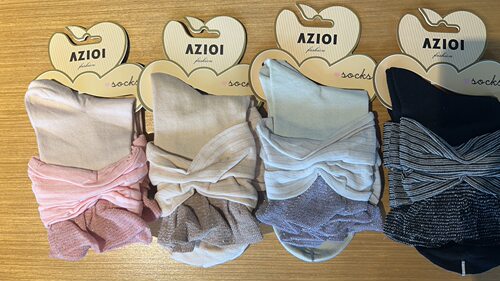 特  AZIOI 女士短袜 棉短袜 袜子 20元/3双