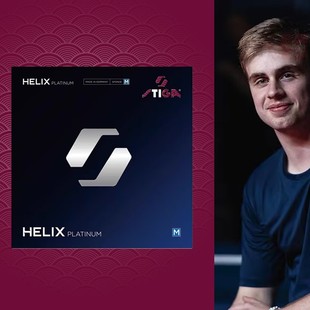 STIGA斯帝卡HELIX螺旋莫雷高德粘性内能套胶白金版乒乓球反胶套胶