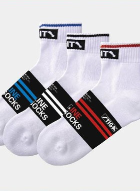 YAOSIR STIGA 斯帝卡斯蒂卡 专业乒乓球运动袜 透气清爽 短袜袜子