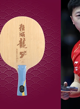 红双喜狂飚龙5X马龙金满贯968内置黄芳碳ALC狂飙龙5乒乓球拍底板