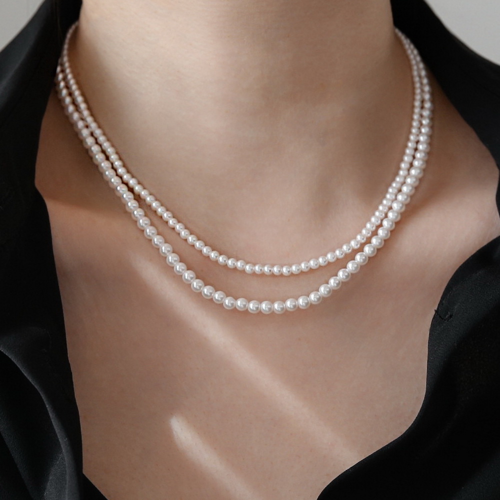 小众小灯泡进口奥地利珍珠项链