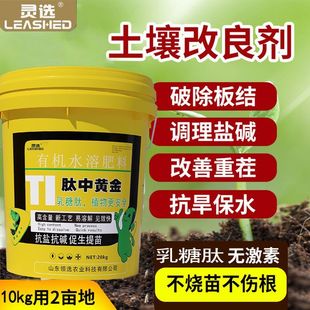 盐碱地土壤改良剂专用肥抗盐抗碱克星双向调节生根提苗促生长农用