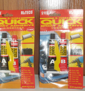 安特固3-TON 速干环氧胶 4MIN AB胶 超强胶防酸碱油 灰色 耐高温