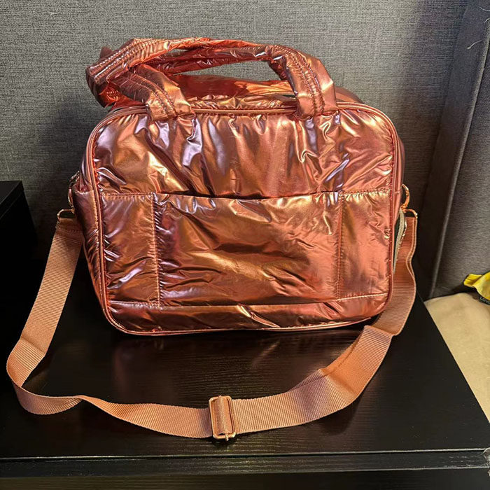 出口欧美大容量玫瑰金色旅行包干湿分离鞋位斜挎包出差健身瑜伽包,箱包皮具/热销女包/男包,通用款女包,淘宝优惠券,粉丝福利购,淘宝优惠卷