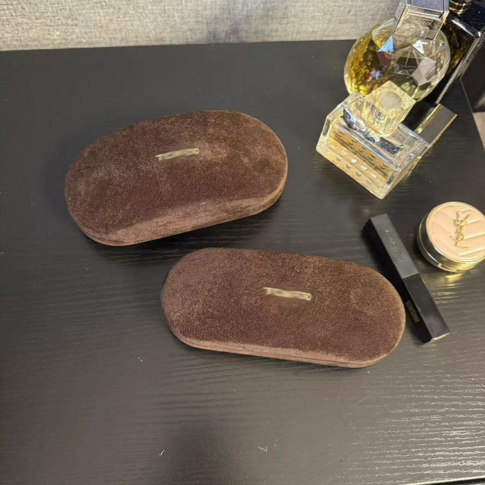 口尾货经典棕色眼镜盒