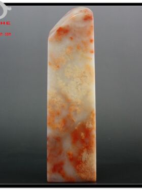 寿山石印章国石真品 芙蓉冻石 精品原石章素章礼品章【裕和轩】E6