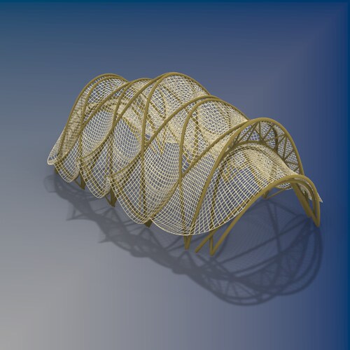 FY100 gh电池组TheArc竹拱结构grasshopper参数化设计素材