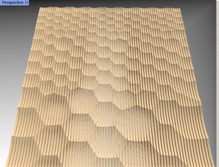 FY29 gh电池组隈研吾泰森多边形格栅刨木纹理表皮参数化设计素材