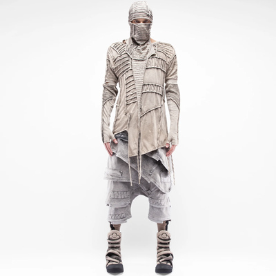 CHAUNK短袖沙丘废土不对称T恤