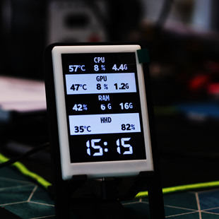 电脑主机机箱副屏显示器副屏3.5寸主题可切换