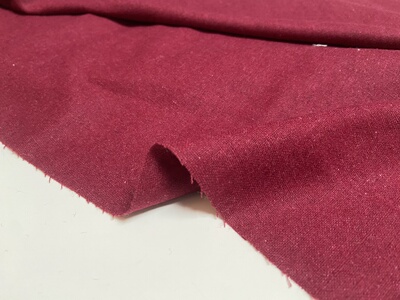 L0113 酒红日本羊绒设计师布料1.30米乘0.80