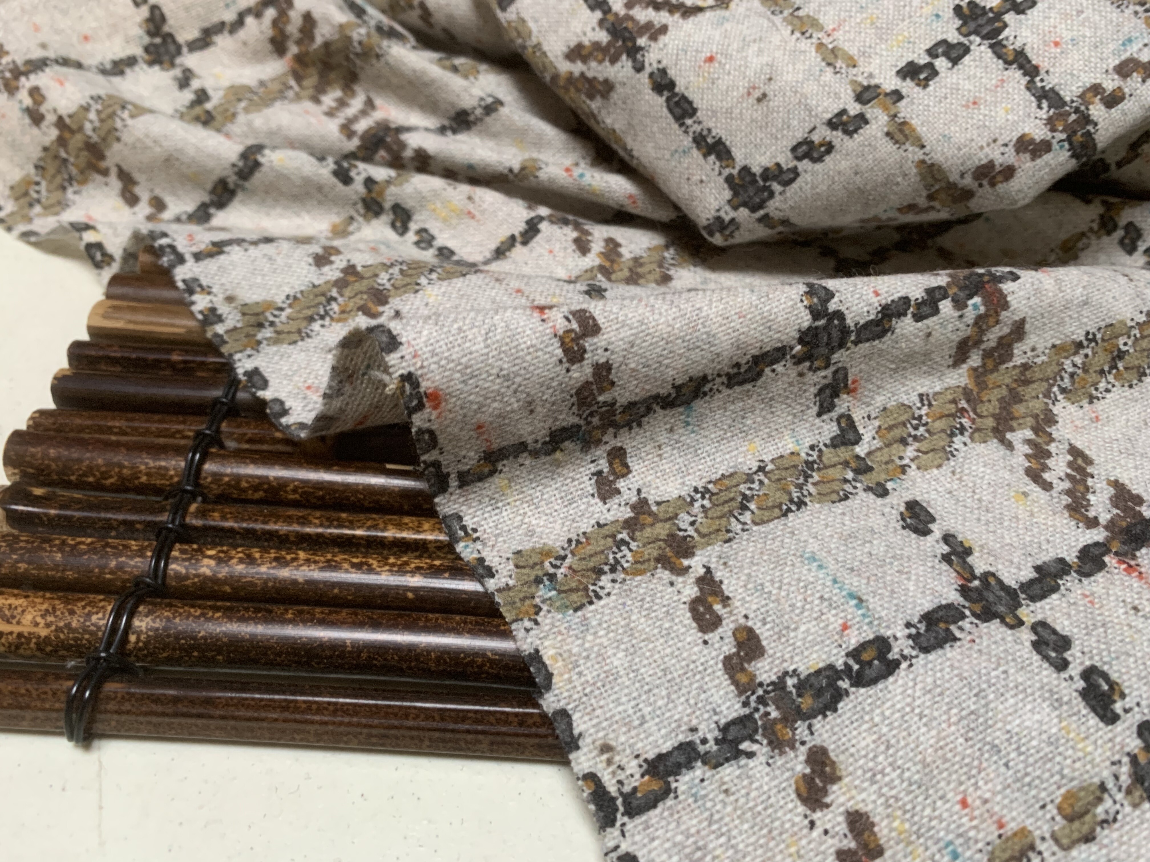 L1024 羊绒设计师布料1.50米乘1.40