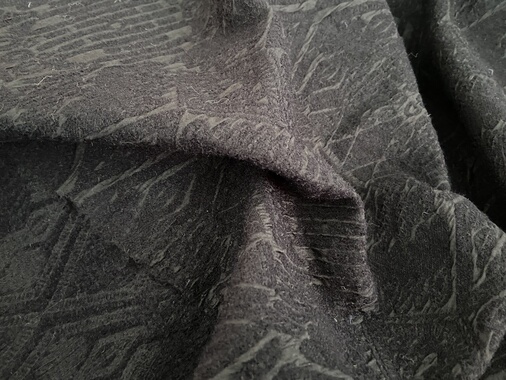 d0131 艺术提花羊绒设计师布料三米乘1.40