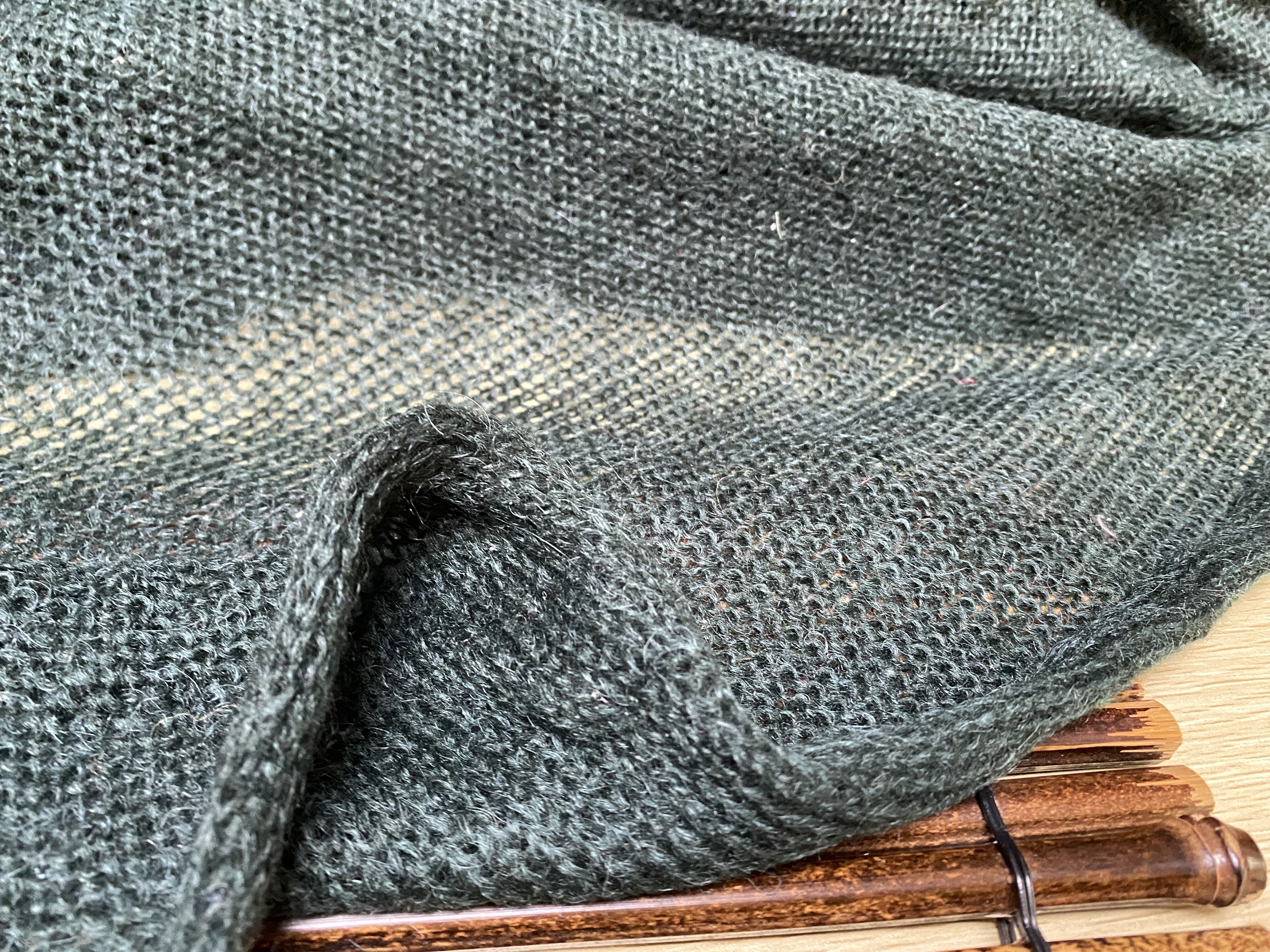 T1128 双面针织羊绒设计师布料3米×1.4米