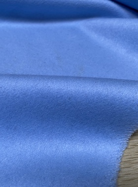 T109薄荷蓝双面羊绒设计师布料1米乘1.1米