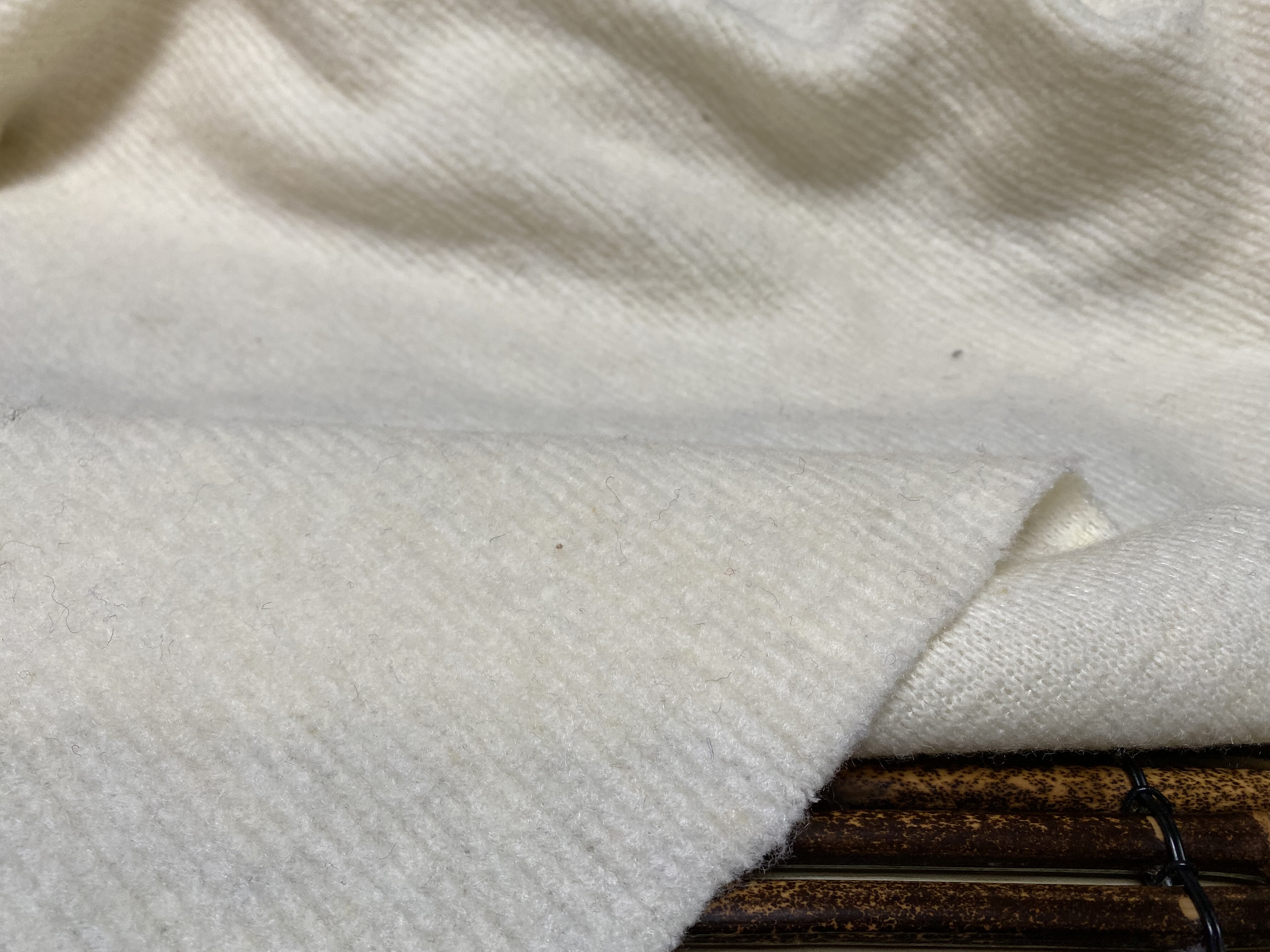 T1130 针织双面羊绒设计师布料1.2米×1.1米