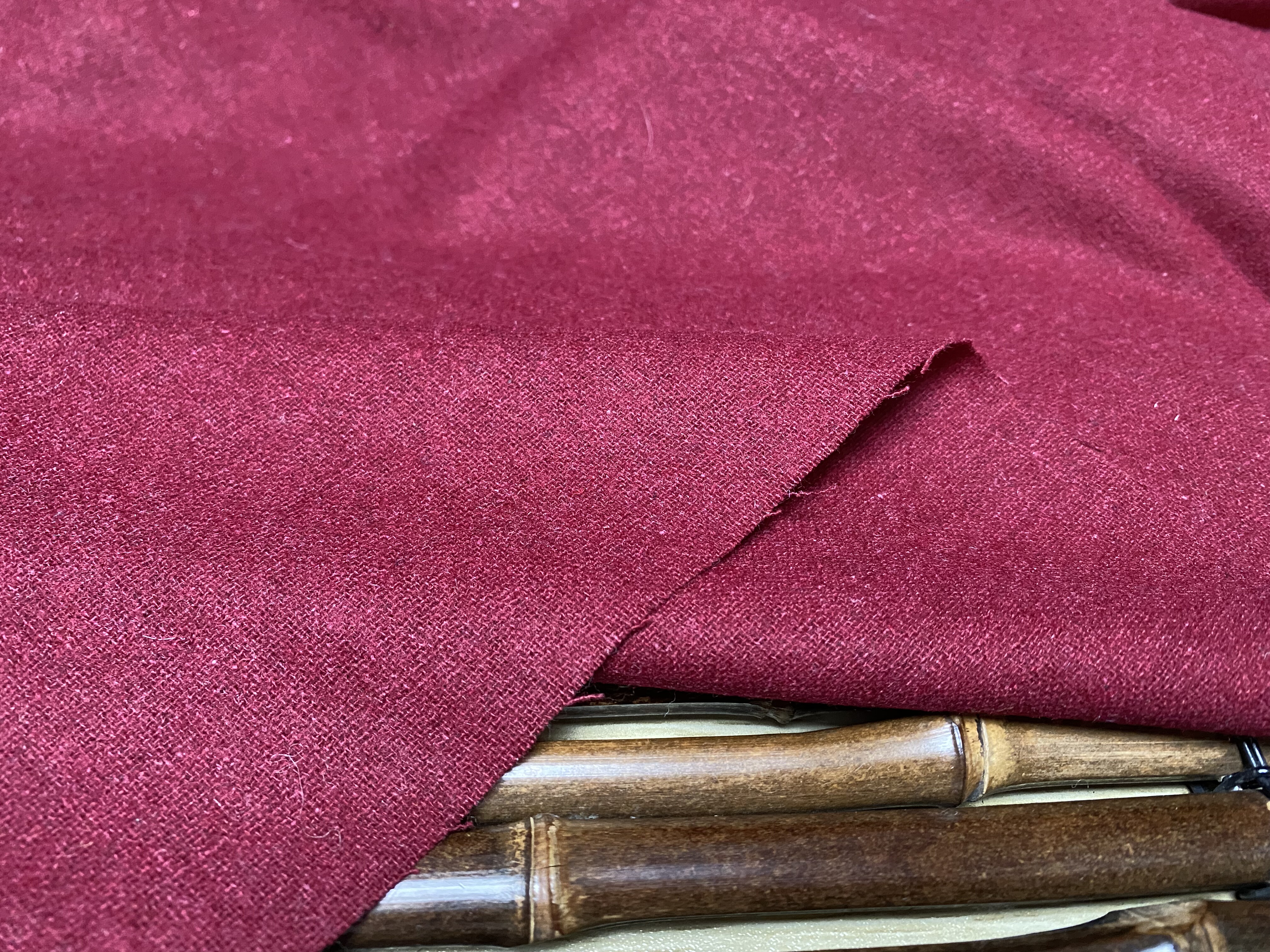 T1118 双面羊绒设计师布料1.3米×0.8米