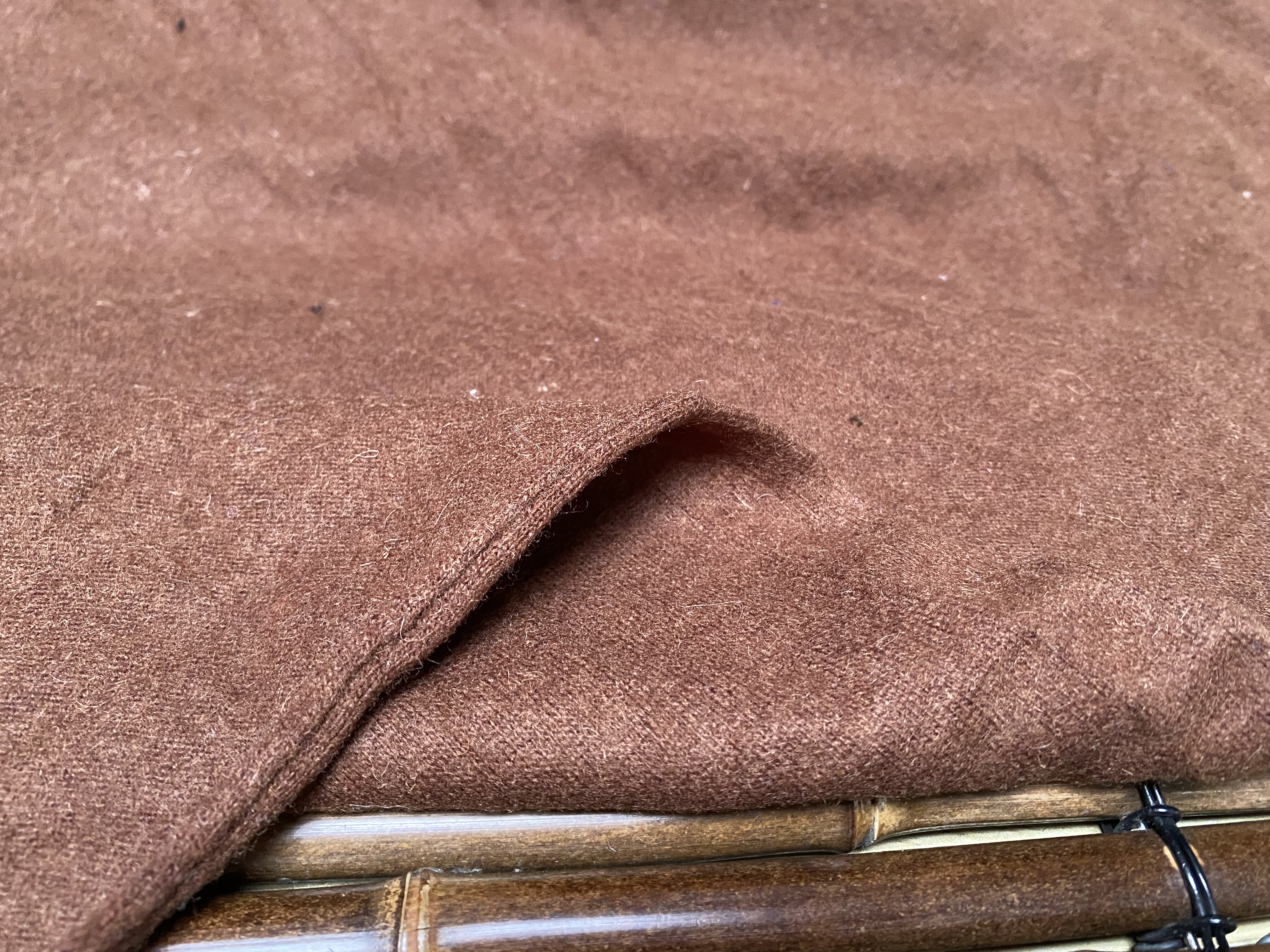 T1119 日本色织针织羊绒设计师布料乘0.6米×1.3米