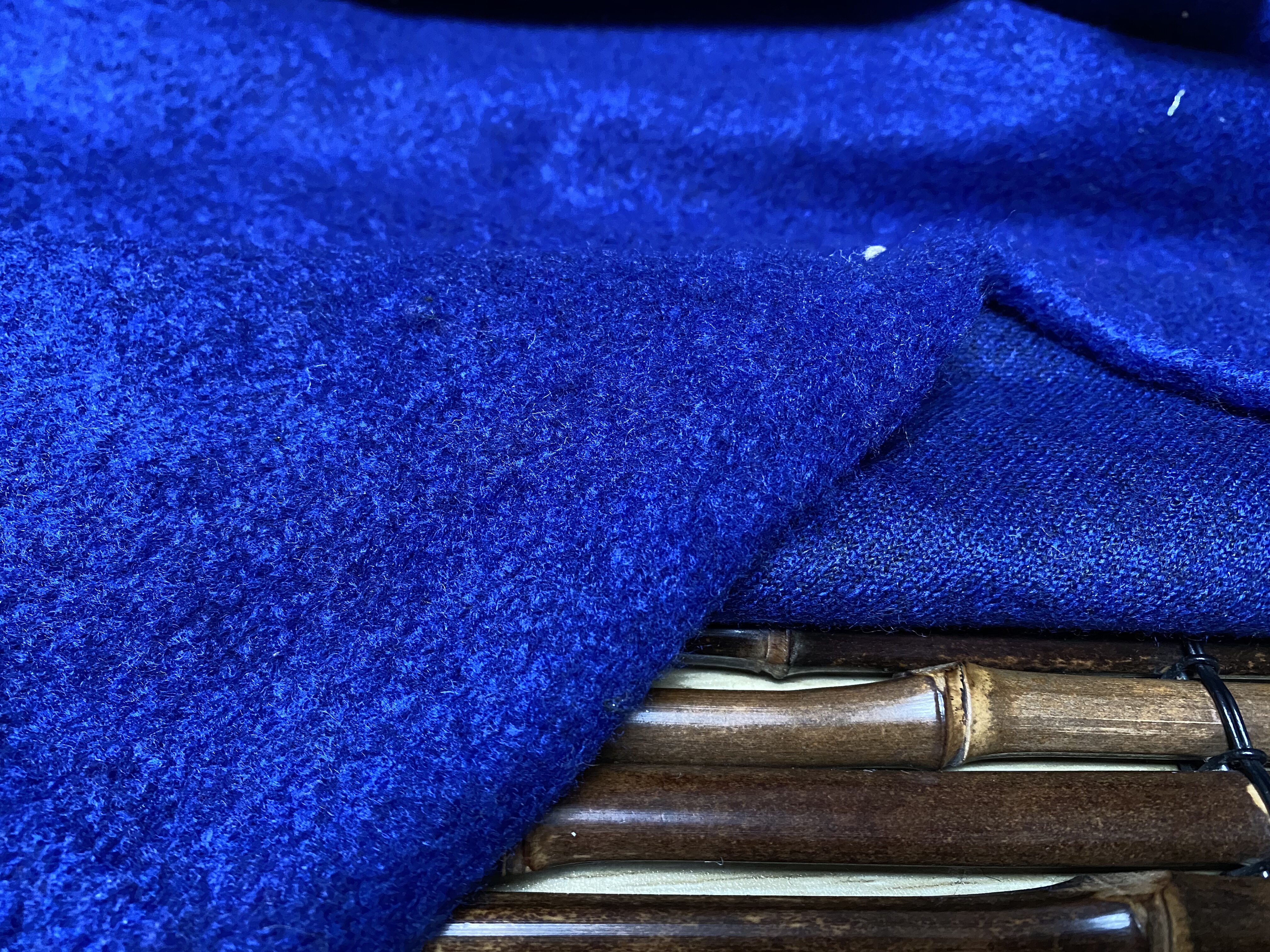 T1124 针织羊绒设计师布料1.55米×1.4米