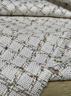 T104时尚新款编织小香风面料1.5米乘1.40米