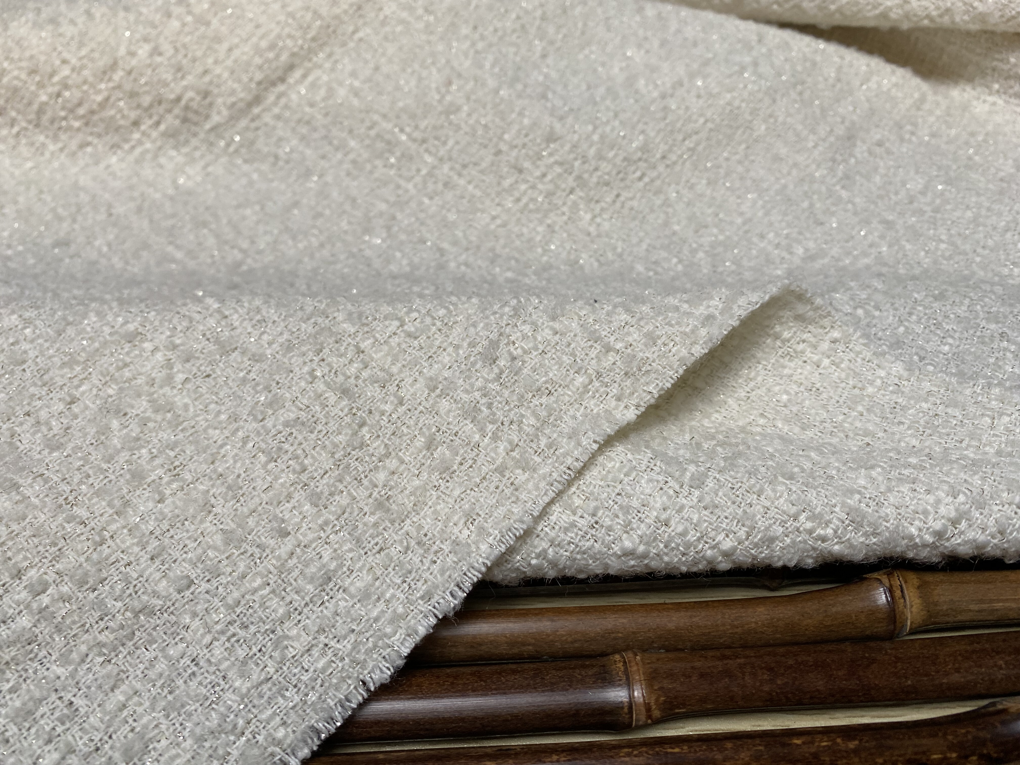 T1114 羊绒小香风设计师布料1.5米×1米