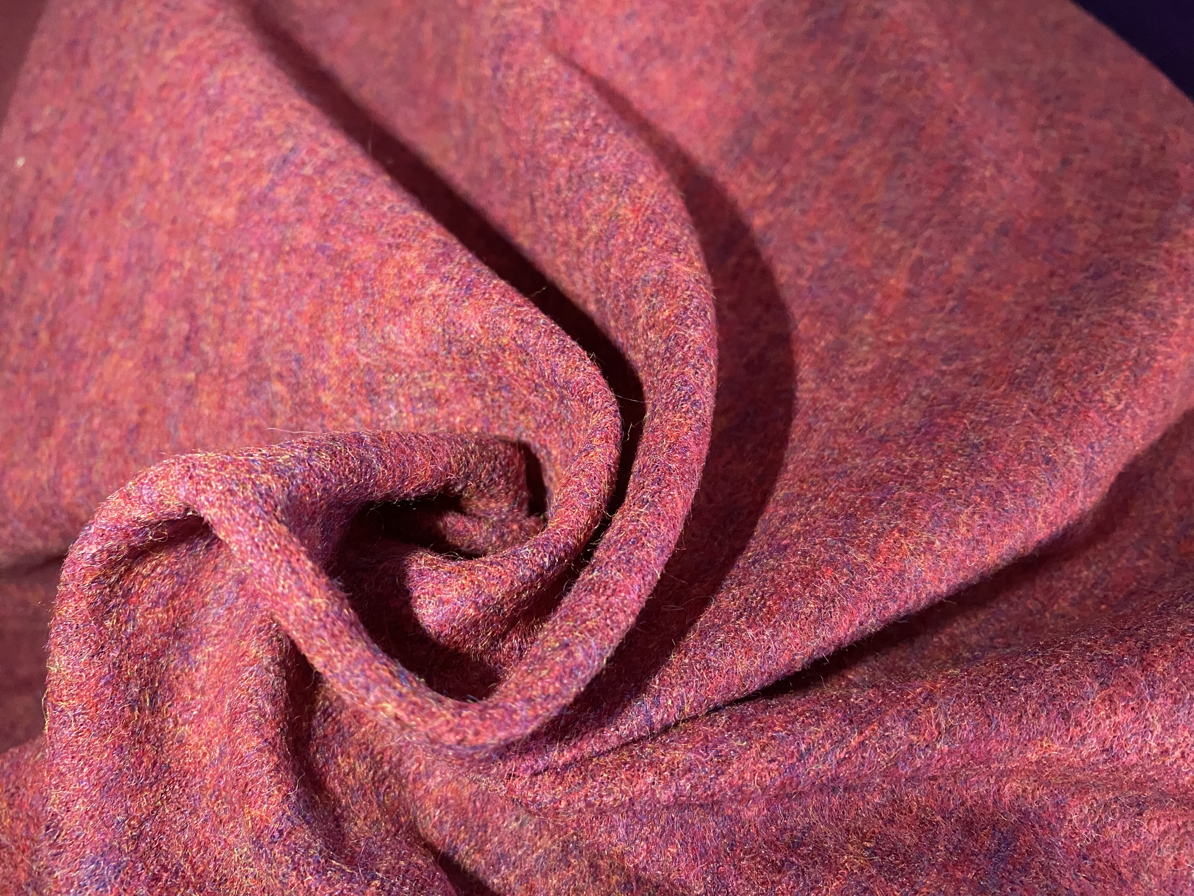 w113044日本双面针织羊绒设计师布料3米×1.4米