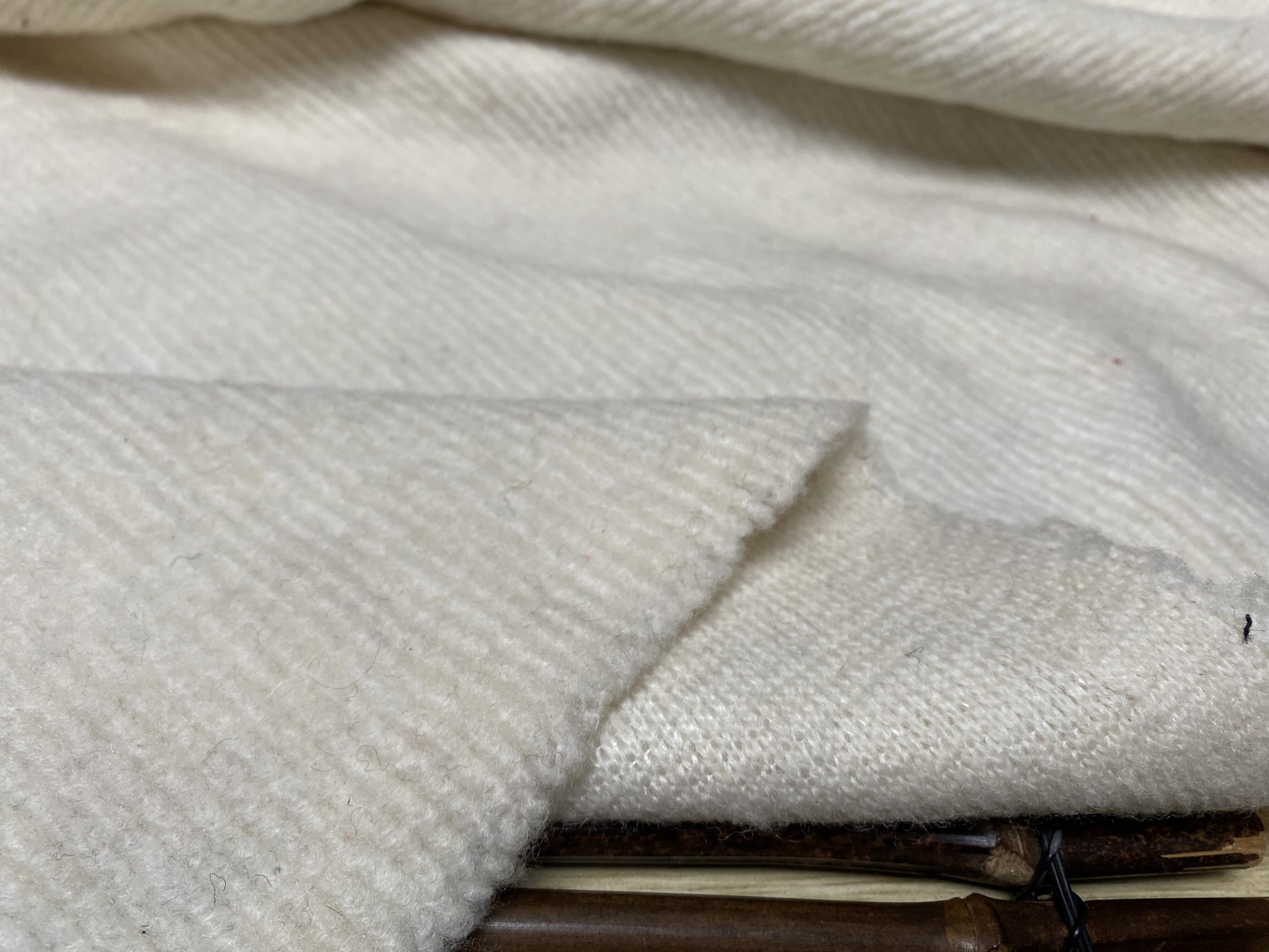 T1128 针织羊绒设计师布料1.45米×1.4米