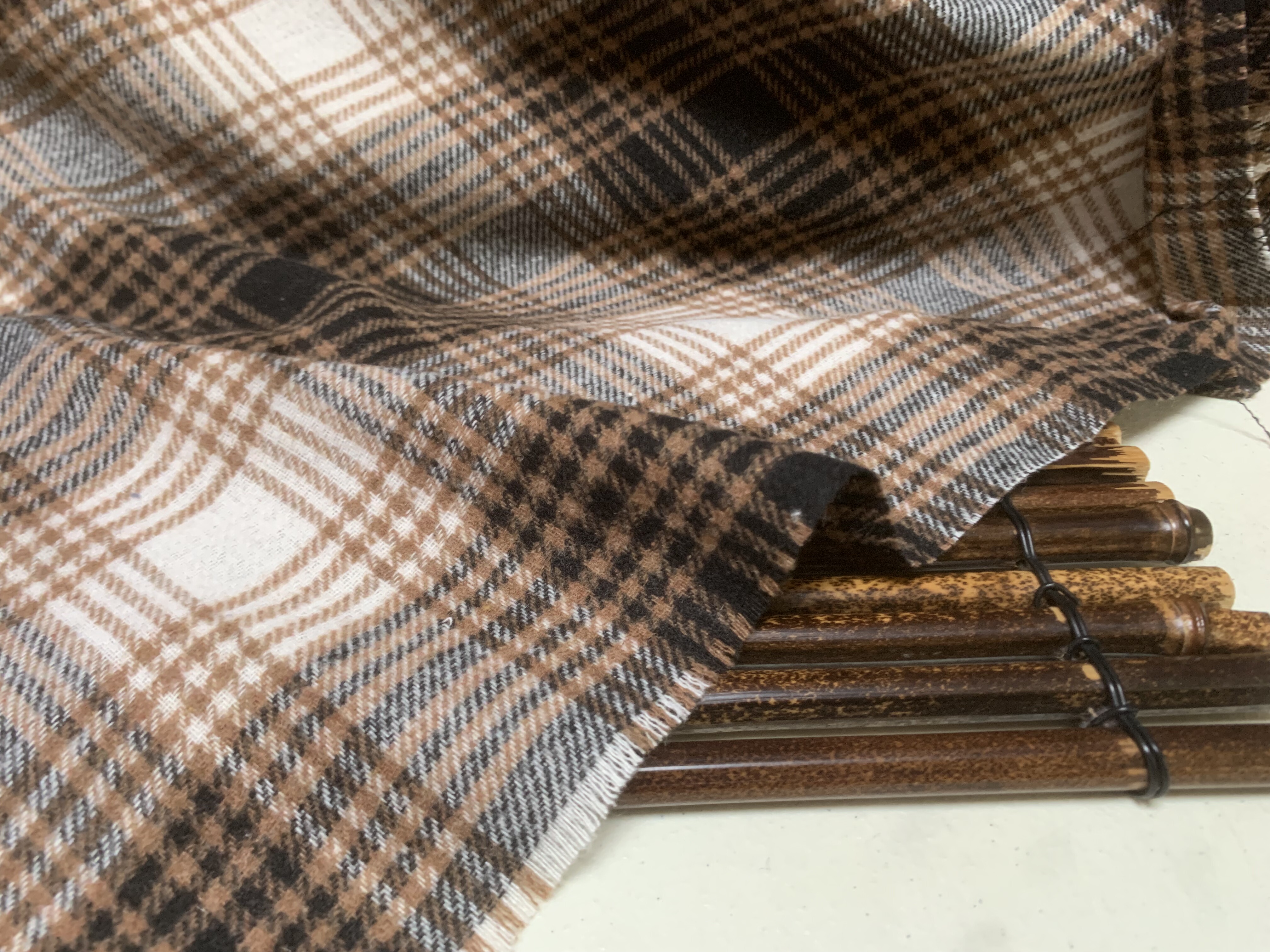 L1024 羊绒设计师布料4.40米乘1.50