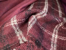 d1221 格子羊绒设计师布料1.50米乘1.40