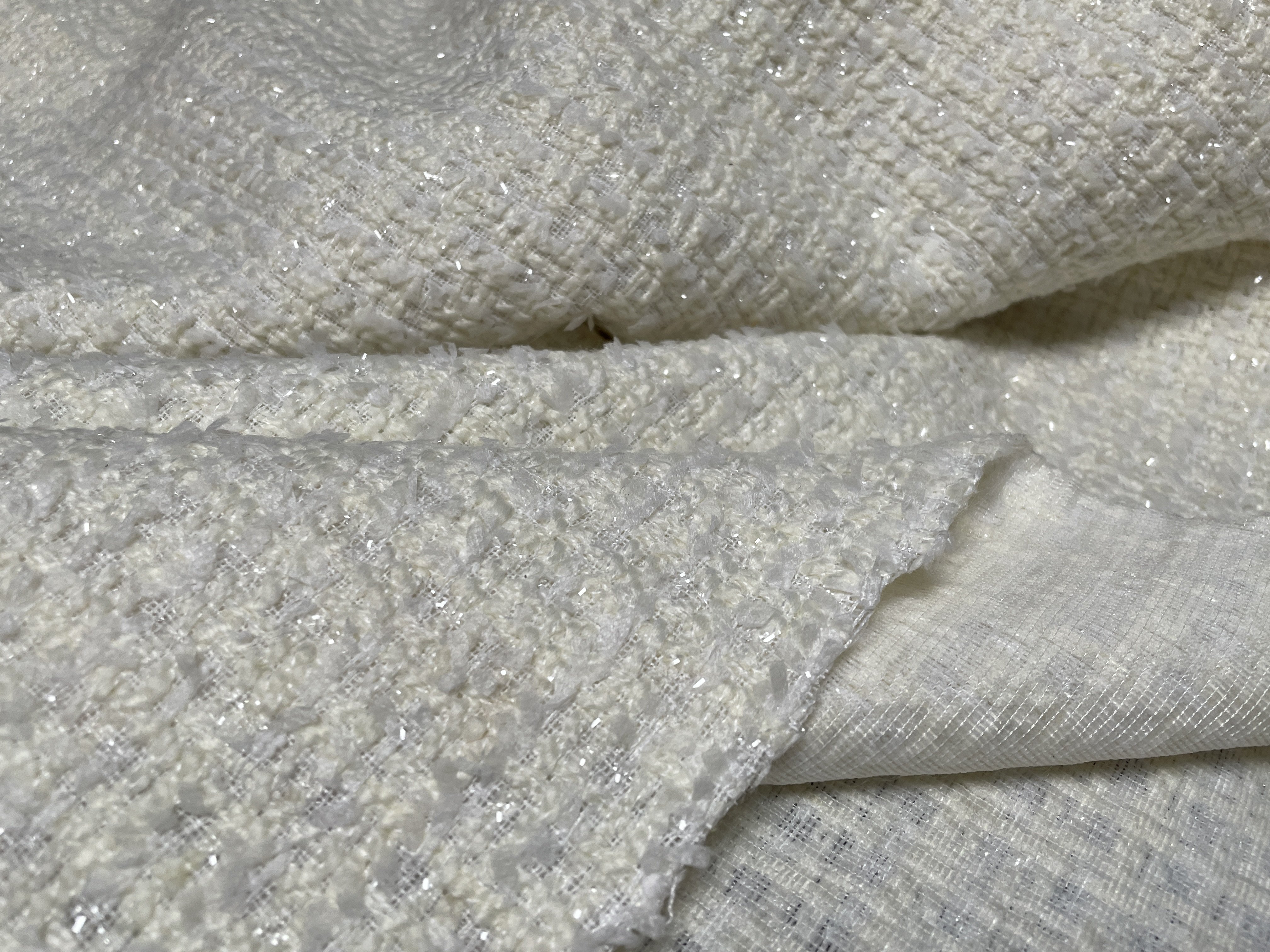 T1222编织小香风设计师布料1.2米乘1.45米