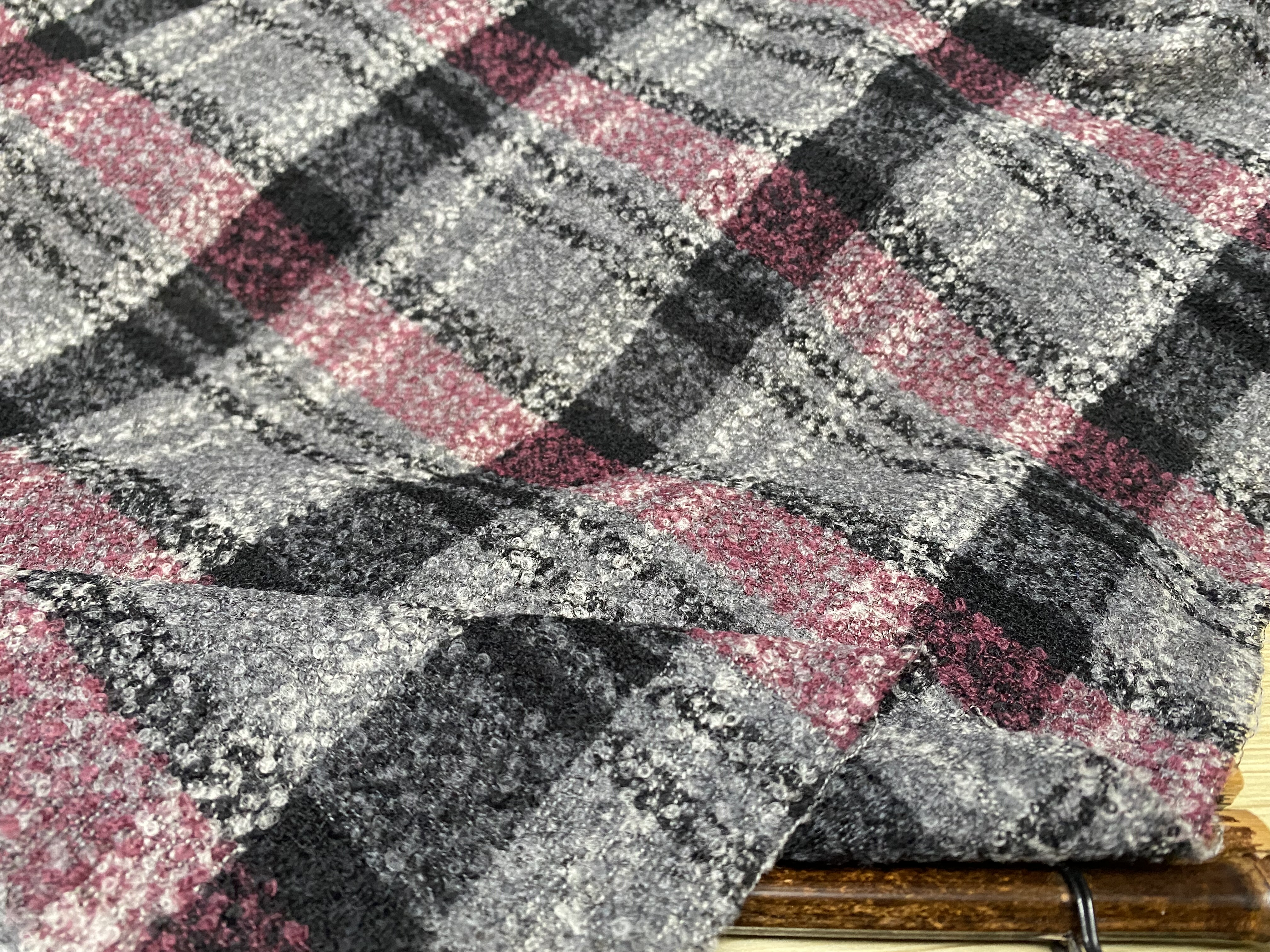 T1130 双面针织羊绒设计师布料3米×1.4米