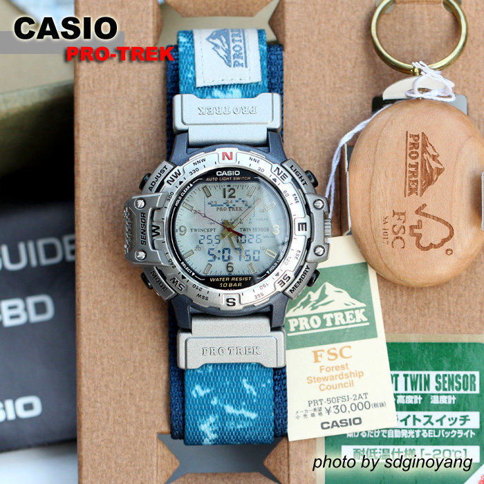 CASIO卡西欧PRO-TERK PRT-50FSJ-2AT(F.S.C森林管理协议会)结束