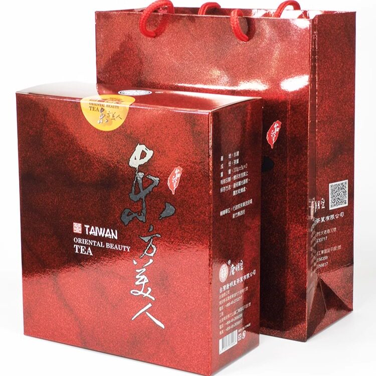 台湾高山茶唐明皇东方美人香槟乌龙茶新竹县蜜香乌龙茶200克盒装