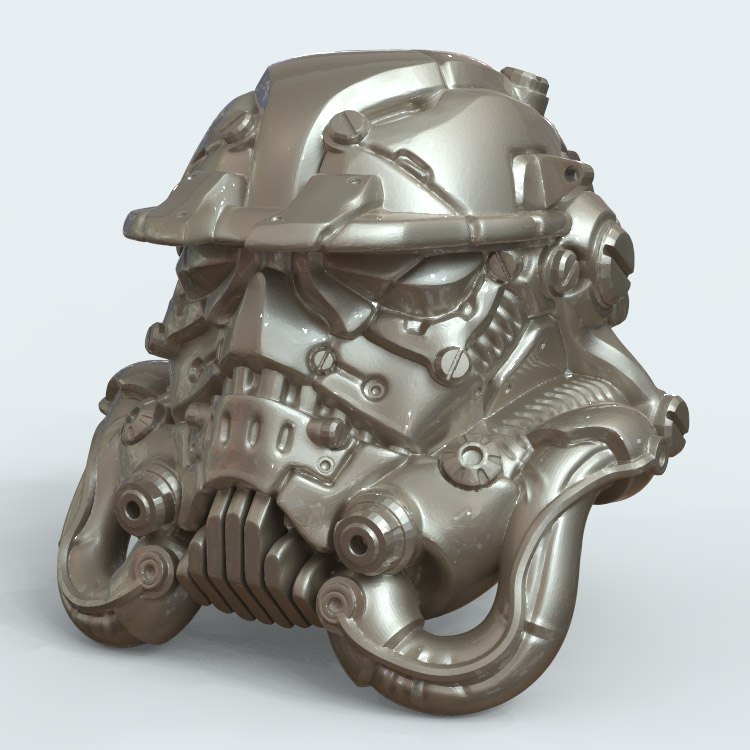3d打印图纸模型赛博朋克星球大战冲锋兵stl摆件圆雕f3125