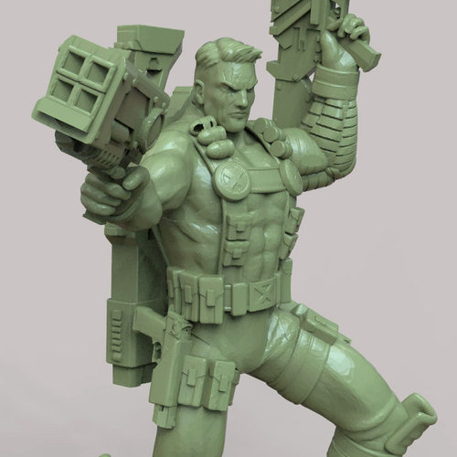 3d打印图纸模型素材Xmen文件STL手办圆雕图F2568