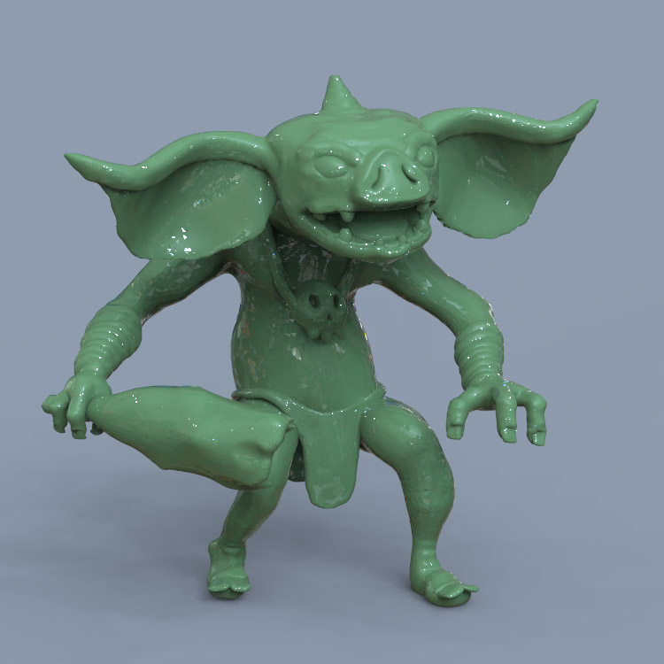 3d打印图纸模型素材塞尔达传说哥布林STL手办圆雕F2291