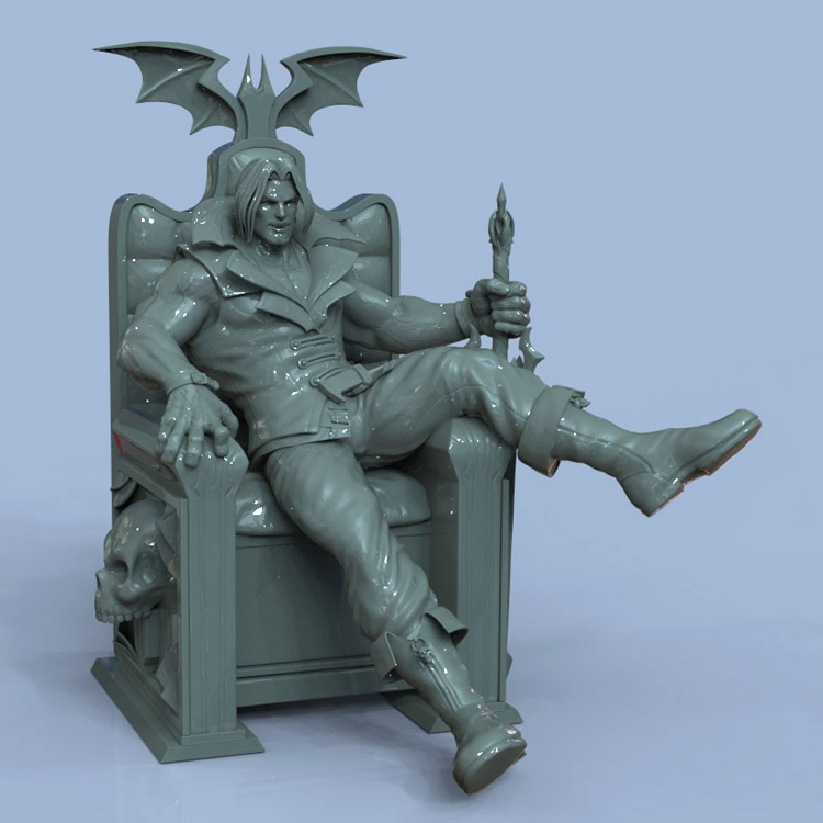 3d打印图纸模型素材文件命令米卡伊STL手办圆雕图F2272