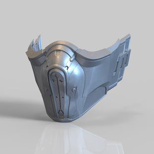 3d打印图纸模型素材真人快打绝对零度STL面具可穿戴F2276
