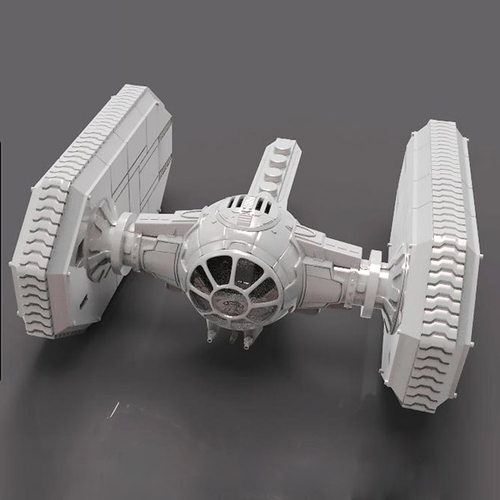 3d打印图纸模型数据星战TIE钛战履带车STL手办F1982