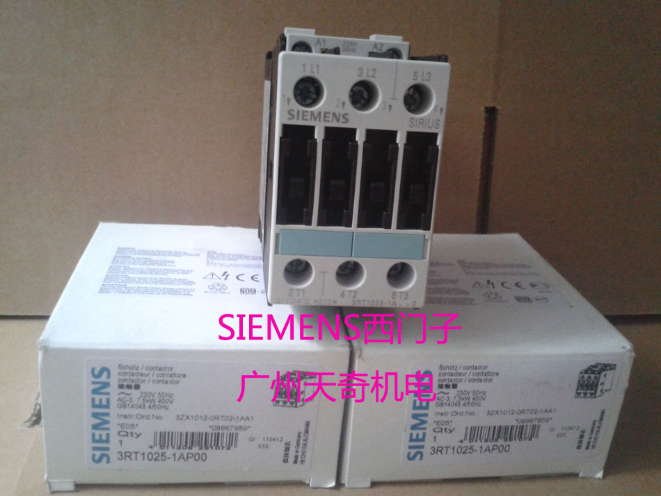 进口全新正品SIEMENS西门子接触器 3RT1025-1AP00 3RT1025-1A..0