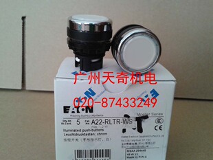 RLTR 全新正品 EATON伊顿带灯带锁按钮头部 A22 白色