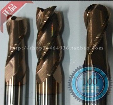 55度硬质合金钨钢涂层圆鼻立铣刀