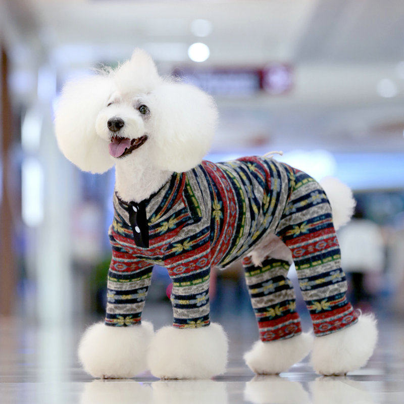 宝眷条纹北极绒卫衣套装耐脏 针织抓绒打底裤子 泰迪潮牌休闲春装