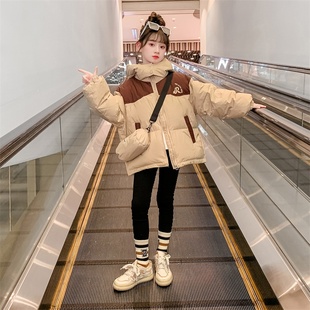 女童羽绒服2025年新款儿童冬季白鸭绒外套女孩冬装洋气时髦中大童