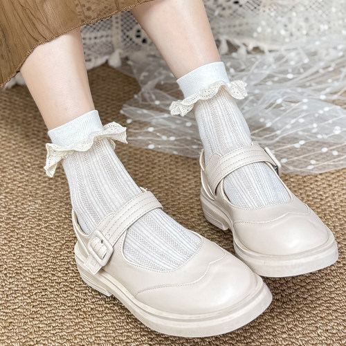 袜子女洛丽塔中筒袜夏季薄日系