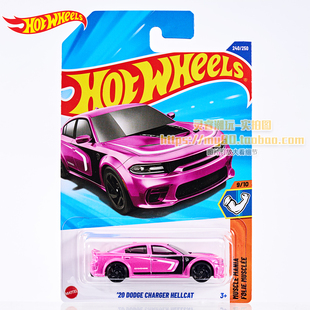 HELLCAT合金车模粉色收藏 CHARGER 风火轮道奇地狱猫240号 DOOGE