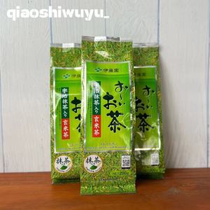 特价 赏味6/30 日本伊藤园宇治抹茶入玄米茶糙米茶 200g