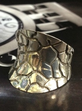 泰国时尚风指环手工银