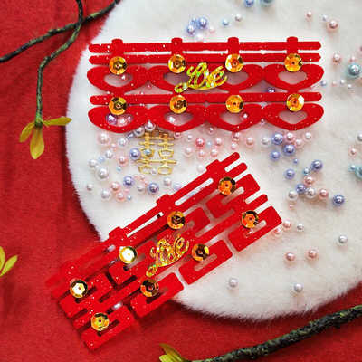 闪光的自带小夹子新款不易掉